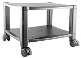 Kantek 2-Shelf Mobile Printer Stand, Holds up to 75 Pounds, 17 x 13.25 x 14.13 Inches, Black (PS510) Kantek 2-Shelf Mobile Printer Stand, Holds up to 75 Pounds, 17 x 13.25 x 14.13 Inches, Black (PS510)