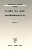 Soziologie der Intrige
