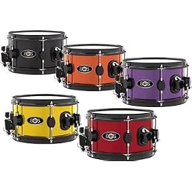 Pacific Drums por DW 805 Série 6 "x 10" Side Snare, Preto Preto Hardware