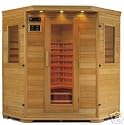 3 Person Infrared Sauna Corner Unit
