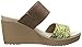 Crocs Women's Leigh II 2 Strap Graphic Wedge Sandal