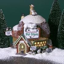 Department 56 North Pole Xmas Critters Pet Store