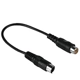 Hama Video-Adapter S-VHS-Stecker (Hosiden) - Cinch-Kupplung, 4-polig