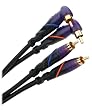 Monster DJ Cables 1 M. Pair Angled RCA to RCA (M DJ-RA-1M)