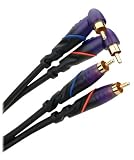 Monster DJ Cables 1 M. Pair Angled RCA to RCA (M DJ-RA-1M)