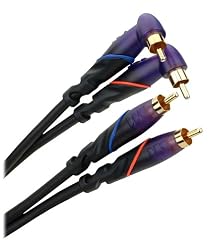 Monster DJ Cables 1 M. Pair Angled RCA to RCA (M DJ-RA-1M)