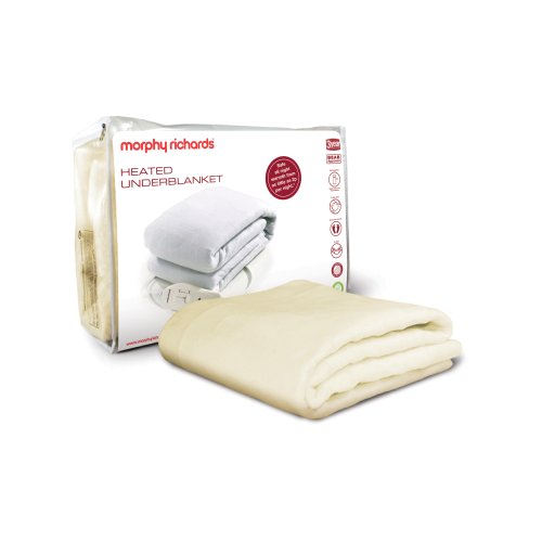 Childrens Toyshop  Third Party New : Morphy Richards  Double  Heated Underblanket 75148