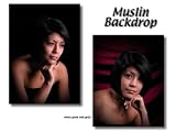10' X 20' Jet Black Muslin Backdrop Background