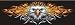 Vehicles Flaming Bald Eagle Graphic Lethal Threat Decals