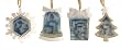 Club Pack of 12 Crystal Elegance Winter Scene Christmas Ornaments 3"