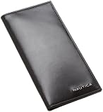 Nautica Mens Weatherley Checkbook Secretary Wallet