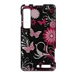 Pink Butterflies Black Protector Case for Motorola DROID 3 XT862