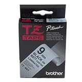 Brother TZ-M21 9mm Black on Clear Matt Tape