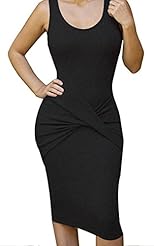 Sexy Cotton/Wool Sleeveless Bandage Dress/Bodycon Dress/Evening Dress/Party Dress/Midi Dress 