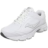 Saucony Men's ProGrid Echelon LE Walking Shoe,White/Silver,12 W US