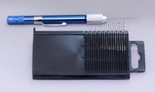21pc Mini Drill Bit Set Index Case Aluminum Hand Drill Models Hobby