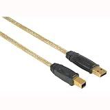 Hama PC Goldline USB 2.0 A-B Cable 3mtr