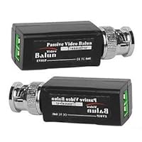 Q1C1 4 pair passive CCTV Security Video Balun Cat5E cable