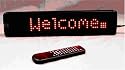 One Line Red LED Programmable Sign