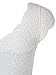 Choies Women's White/Black Lace Cupped Cap Sleeve Crop Top (White)
