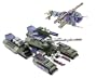 Transformers Armada BTR Built to Rule Megatron with Leader 1 Mini-Con & Cyclonus with Crumplezone Mini-Con, 161 Piece Set, Builds 2 Robots/Vehicles, 7058, Compatible with other Leading Building Systems