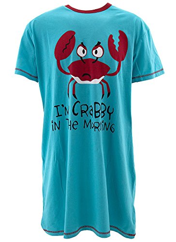 Lazy One Women's Crabby in the Morning Nightshirt