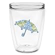 Swirls Beach Umbrella 16 oz Insulated Beverage Tumbler, Clear