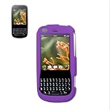 New Fashionable Perfect Fit Hard Protector Skin Cover Cell Phone Case with belt clip for Palm PIXI Sprint/verizon - Purple