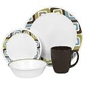 Corelle Livingware 16-Piece Dinnerware Set Squared