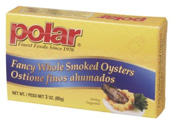 24 Pack Case of 3 oz. Smoked Oysters - Fancy by MW Polar Foods