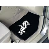 Chicago White Sox Printed Carpet Car Mat 2 Piece Set 