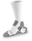 6 - Prs. of Guide Gear Xtreme Steel Toe Work Socks White