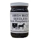 Amish Jam Seedless Black Raspberry - "8 Oz. Jar - Qty 3"