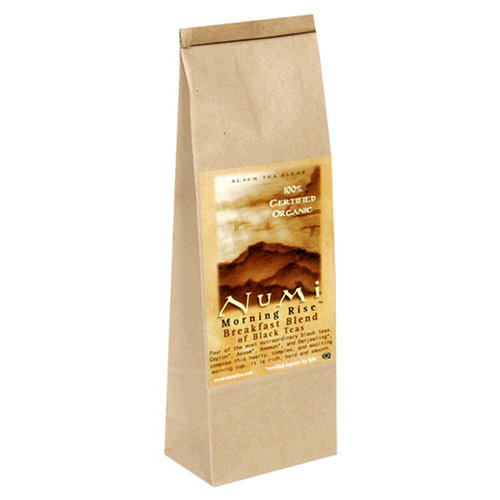 Numi Tea Morning Rise, Breakfast Blend Black Tea, Loose Leaf, 16-Ounce Bags (Pack of 2) by Numi
