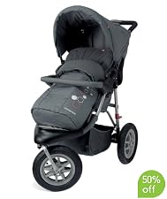 Mothercare Xtreme Pushchair Travel System - Grey Mist