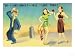Pin-Up Girls Winking at Dirty Old Man Giclee Poster Print