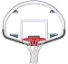 FSGII 39 x 54 Fan-Shaped Glass Basketball Backboard