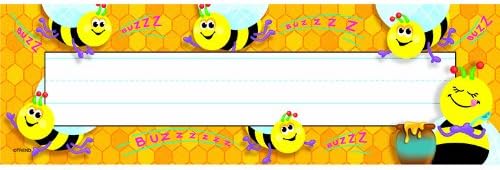 TREND ENTERPRISES INC. DESK TOPPERS BUSY BEES 36/PK 2X9 (Set of 24)