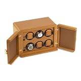 Scatola del Tempo Rotori 6RT Programmable 6 Watch Winder