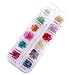 12 Color Real Dried Flower Case Nail Art Tips Decoration Design by NYKKOLA