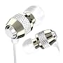 White Metal iPod MP3 Earphones