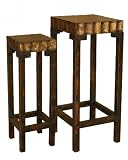 JUSTUS PLANT STANDS, SET/2 Tables Accessories and Clocks 20618 By Uttermost
