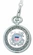U.S. Coast Guard "Medallion" Pocket Watch with Chain
