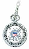U.S. Coast Guard "Medallion" Pocket Watch with Chain #34258CG