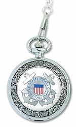 U.S. Coast Guard "Medallion" Pocket Watch with Chain
