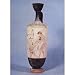 Thanatos painter (Hypnos and Thanatos embed a dead (Lekythos D 56)) Art Poster- 13x19 custom fit wit