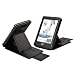 TeckNet@ NEW Kindle Touch Leather Cover With Adjustable Stand For for NEW Amazon Kindle Touch / 6 inch / 2012 generation - Black