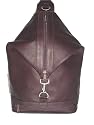 Extra 40% Off Genuine Leather Backpack Also Use As Shoulder Handbag Chocolate Brown #1