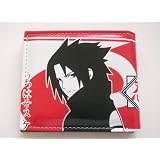 TV Animation Naruto Sasuke Red Color Wallet #2
