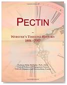 Pectin: Webster's Timeline History, 1806 - 2007
